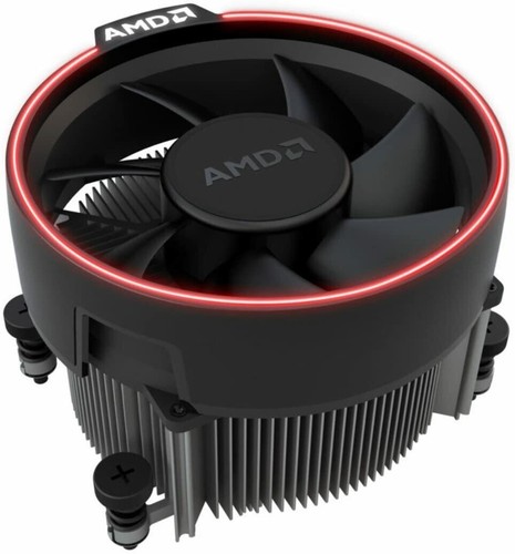 AMD Wraith Spire RGB RED LED Light Socket AM4 CPU Cooler with Copper Base. - Photo 4/4