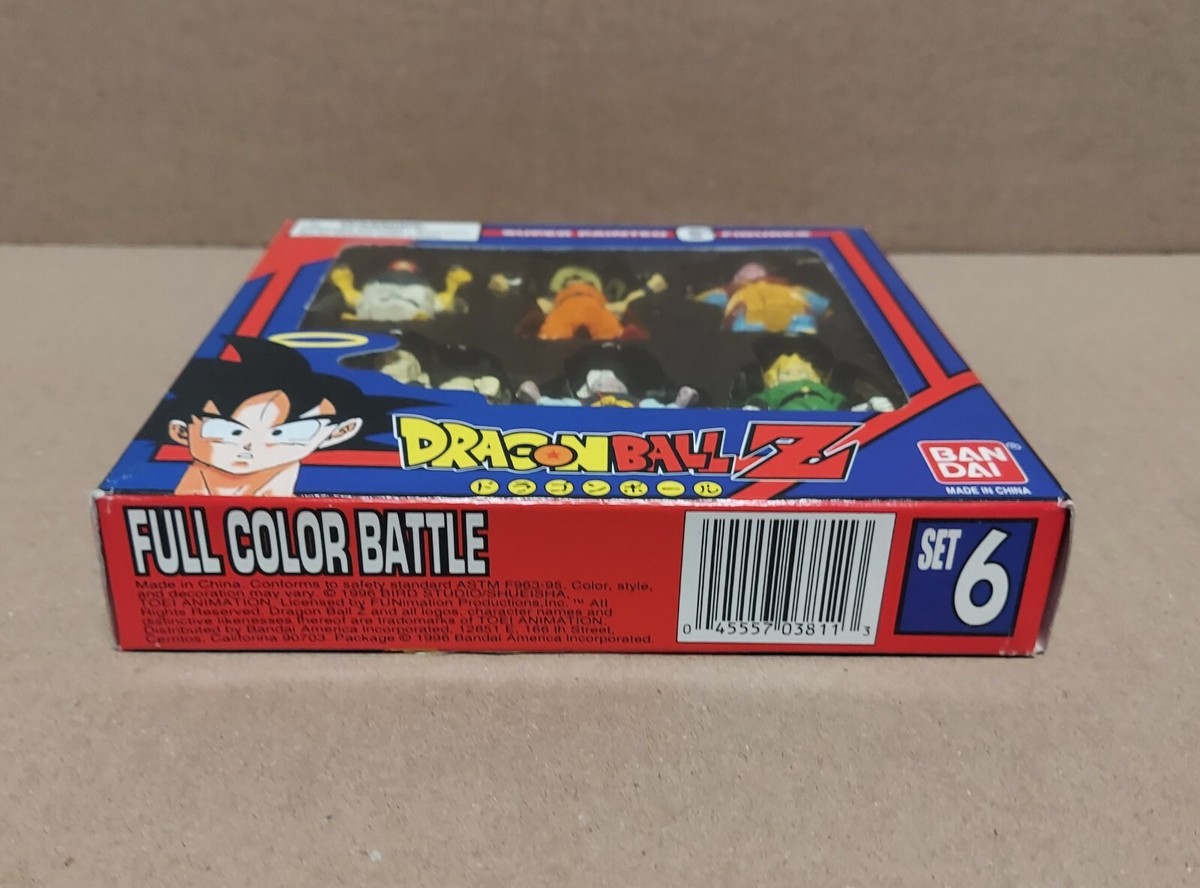 Dragon Ball Z Full Color Battle Set 6 New 6 Figures Bandai