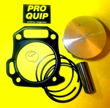 PREDATOR 224cc MaxPower Piston NEW Flat Top w/ Rings, Gasket, Pin  70mm 24hrShip