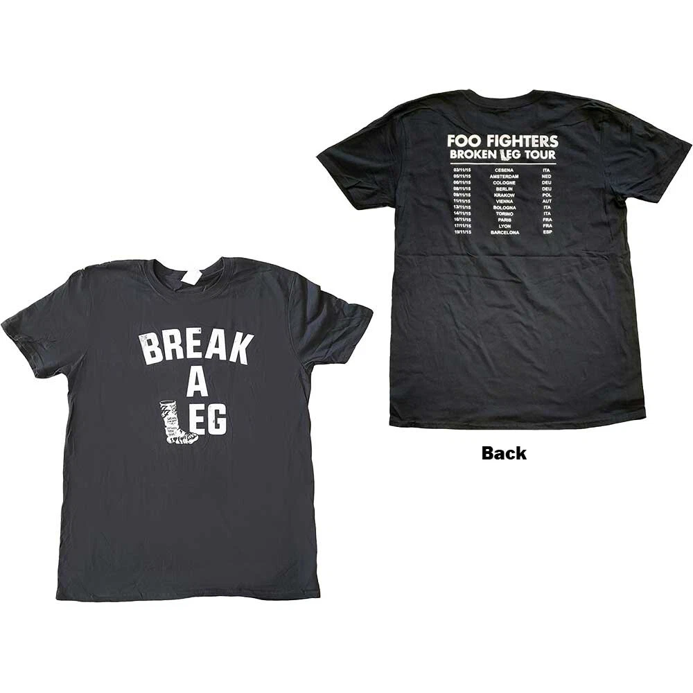 Foo Fighters Break A Leg Tour Black T shirt