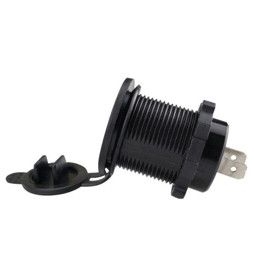 5V 3.1A Waterproof Dual USB Port Motorcycle Car Charger Socket (Black) UK - 第 7/8 張圖片
