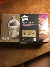 Tommee Tippee Closer to Nature BABY BOTTLES 9 OZ 3 PACK OF BOTTLES 0M NEW