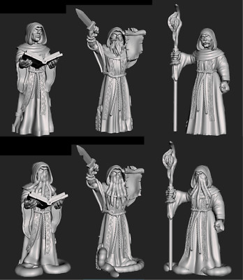 Kraken Kult D&D Tiefen des wilden Atolls EC3D 28 mm 32 mm 
