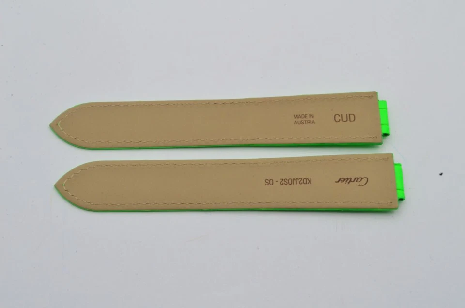 Pulsera Cartier Cuero 20Mm Cierre Plegable 18Mm Nueva 20-18 Globo Azul Kd2Jj0S2 Foto 2 de 3