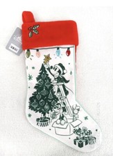 Medias navideñas de Mickey Mouse y Plutón de Mickey Store Disney - Nuevas