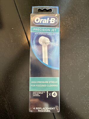 *NIB Oral-B Precision Jet, 4 Replacement Nozzles for Water Flosser Advanced *