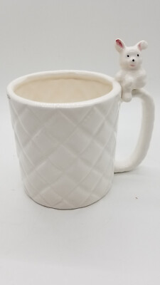  Coffee Mug Tea Cup 3D Carrot Inside Vintage Bunny Rabbit Cute Bunny!