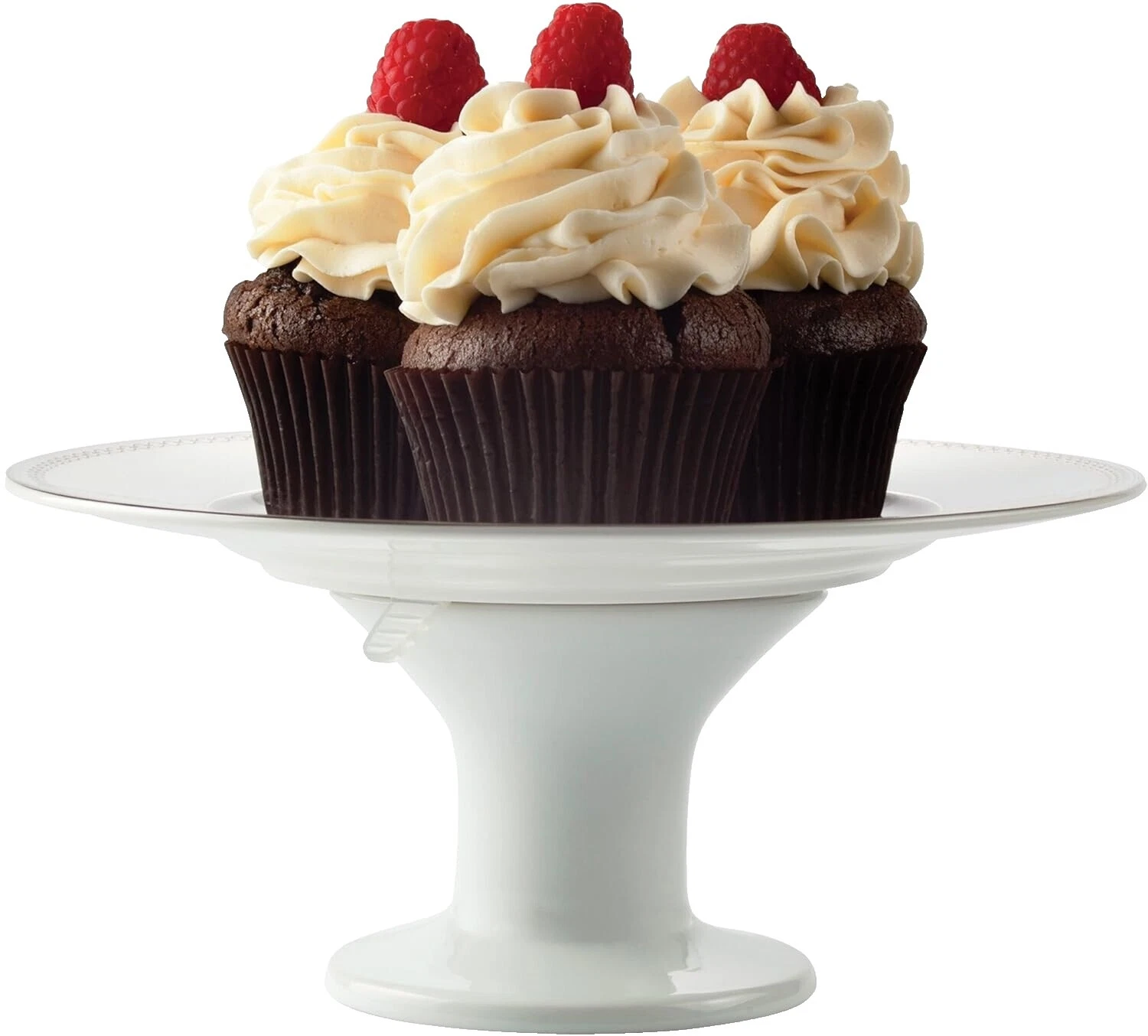 Bolo de Porcelana e Suportes para Cupcake