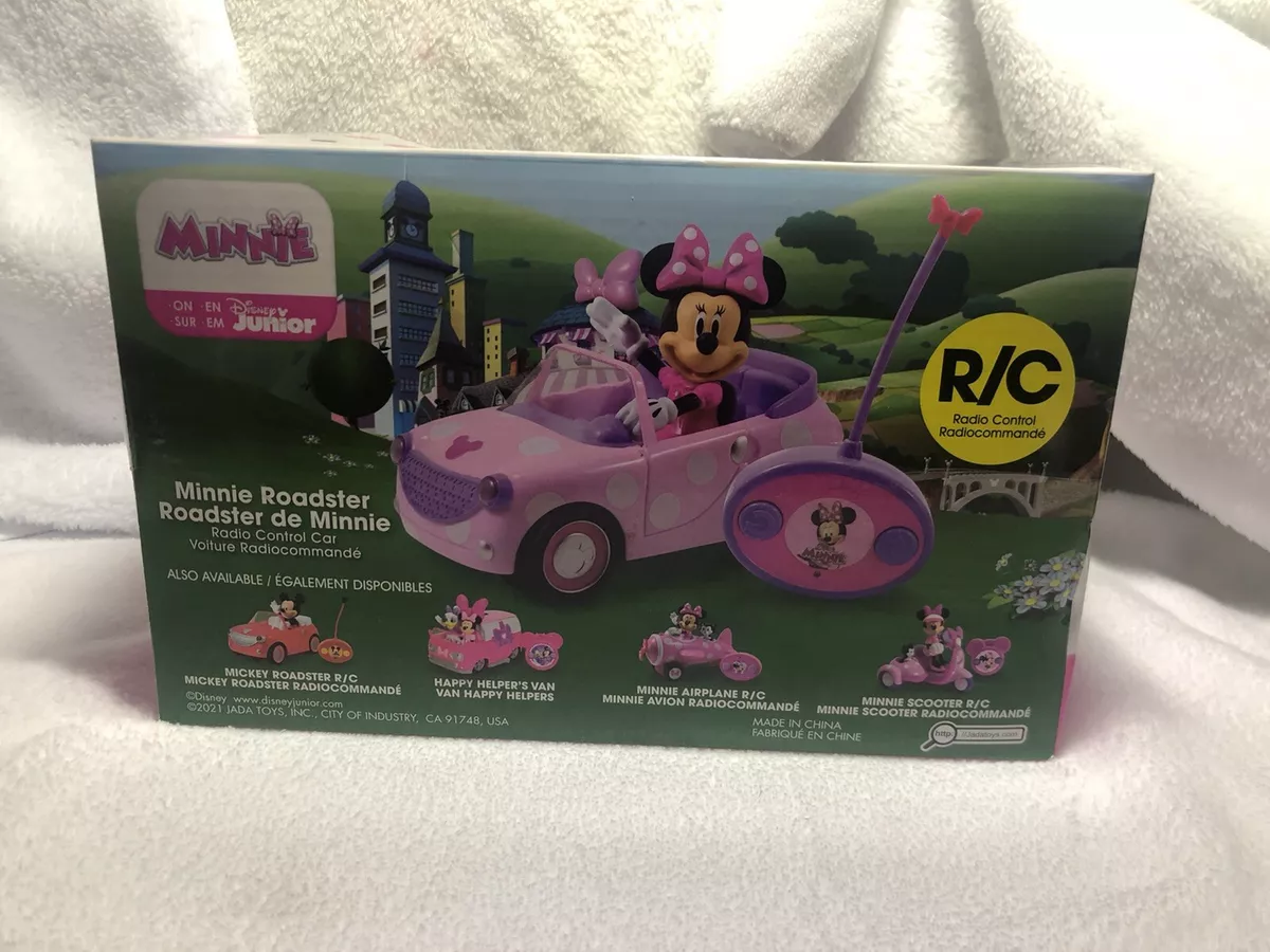 Disney Junior Minnie Mouse Roadster voiture RC avec points de polka  télécommande