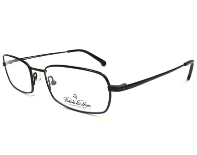 Brooks Brothers Eyeglasses Frames BB3008 1004 Black Rectangular 53-18-140