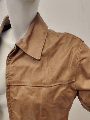 GIUBBINO/GIACCA DI PELLE DONNA - VINTAGE - TG.S - Picture 12 of 13