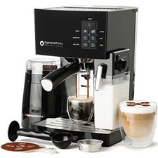 EspressoWorks 19-Bar Espresso, Cappuccino and Latte Maker 10-Piece Set