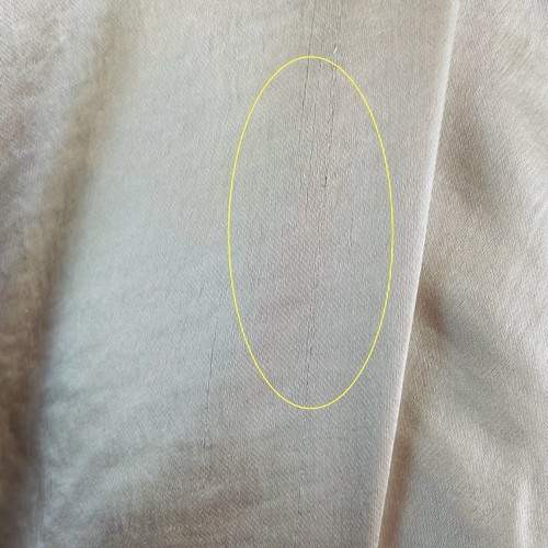 Azzurielle Size 14 L Champagne Pearl Satin Finish Marg One Shoulder Dress - Picture 11 of 16
