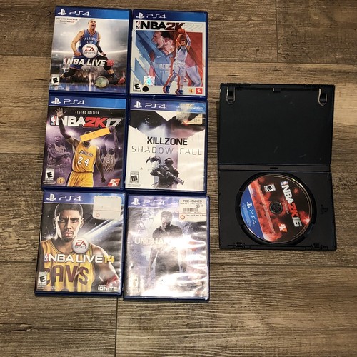 PS4 Lot/Bundle 7 Games: Uncharted, KillZone, NBA, Playstation - Picture 4 of 4