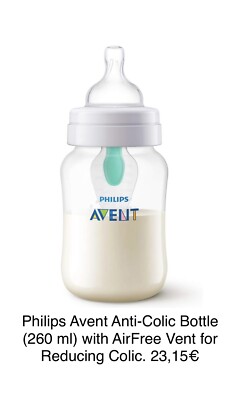 Philips Avent Anti-Colic Bottle (ANGEBOT) +MAM Original Schnuller+ Suavinex Mini