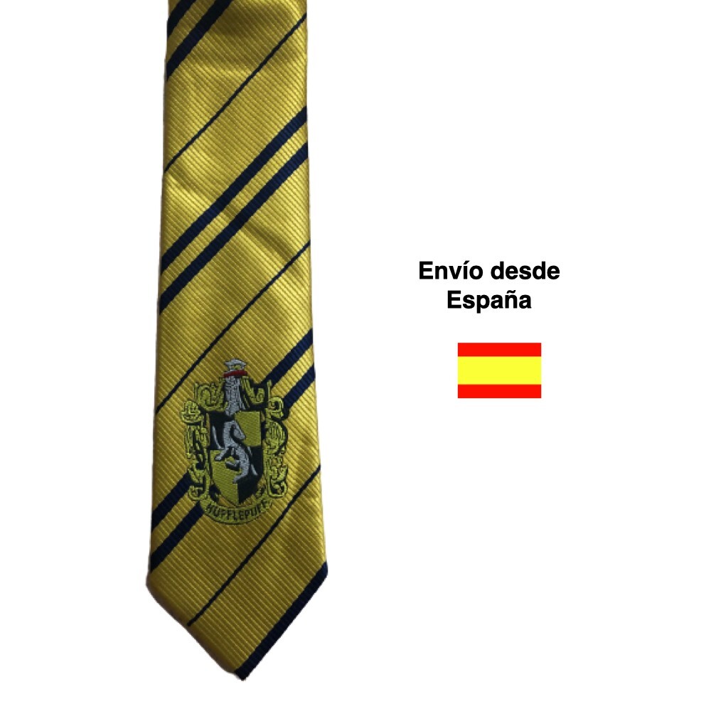Corbata la casa Hufflepuff de Hogwarts ENVIO URGENTE escudo Harry Potter disfraz