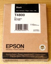 Cartuccia di inchiostro originale EPSON T4800 nero 110 ml T480 MCIBK03 per stampante 7500 2015