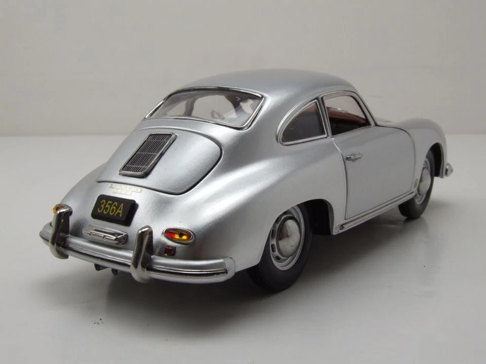 Porsche 356 A 1500 GS Carrera GT 1957 argento modellino auto 1:18 Sun Star - Immagine 2 di 4