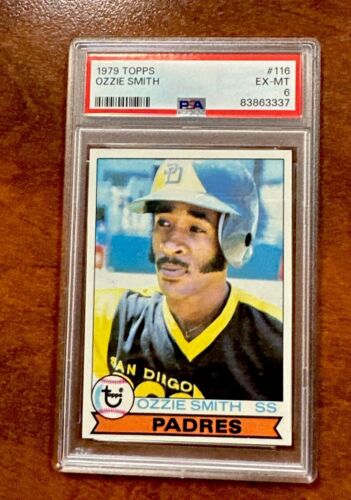 1979 Topps #116 Ozzie Smith PSA 6 EX-MT Rookie Card RC HOF New Slab