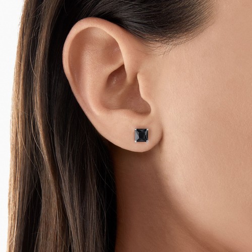 THOMAS SABO Schmuck Damen-Ohrringe Ohrstecker Schwarzer Stein H2174-024-11 - Picture 2 of 2