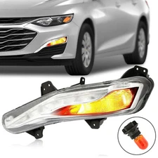 Fog Light Turn Signal Light w/LED DRL Driver Side For Chevy Malibu 2019-2022 23