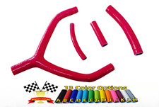 Tubo radiatore silicone YAMAHA YZ250 YZ250WR 1990-1991 & WR250 1991 ROSSO