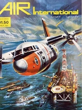 Vintage Commercial & Military Airplanes Aircraft Book - 1976 AIR International