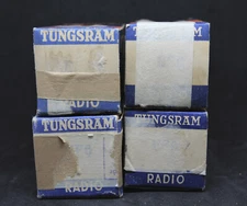 Tungsram EF6   -     matched  quartet         NOS