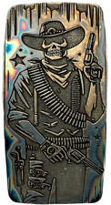 10 ozt 999 Fine Silver Art Bar- OUTLAWED - ADAMO TECHNE - Limited Edition 88.87 per troy oz