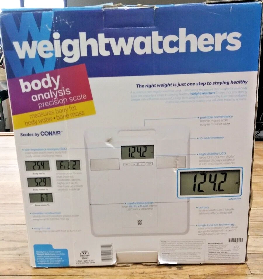 Weight Watchers Body Analysis Precision Scale WW405Y eBay
