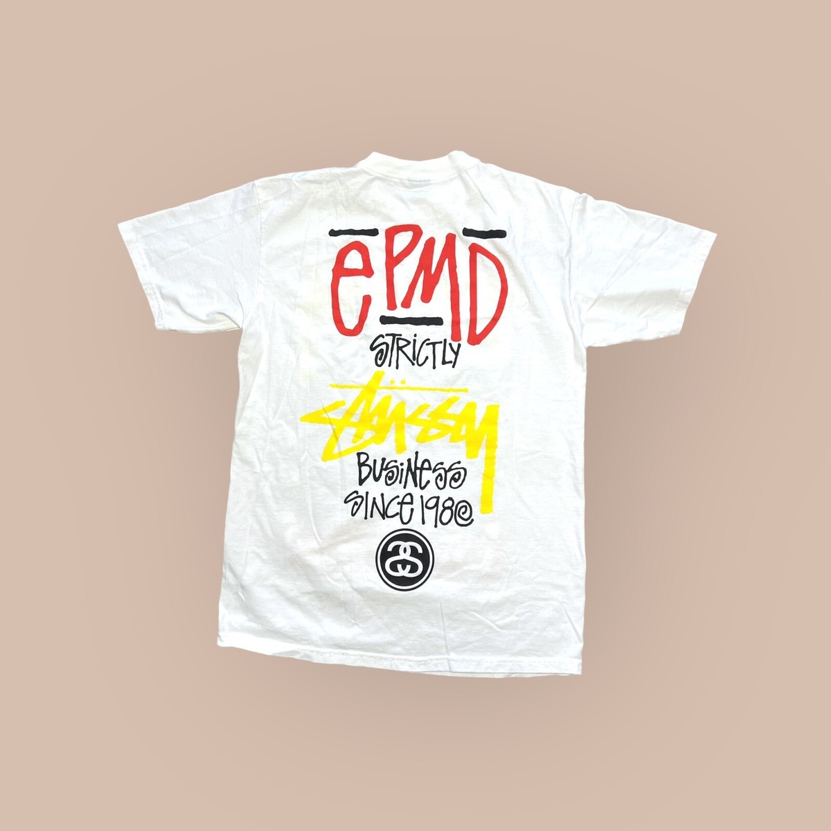 Vintage Stussy EPMD Strictly Business Hip Hop Tee Shirt Size Vintage Stussy EPMD Strictly Business Hip Hop Tee Shirt Size