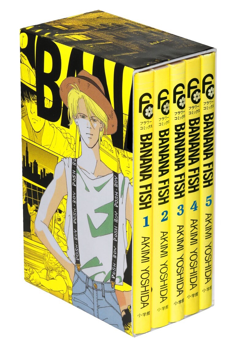 BANANA FISH comic book set Reprint Edition Box Japanese