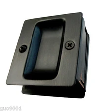 Passage  Dark Oil Rubbed Bronze Pocket Door Pull  