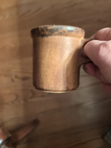 McCoy Vintage Pottery Canyon Mesa Brown 1412 Mug/Coffee Cup