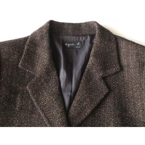t*中様 vtg 90s agnès b. wool zip jacket Vtg 90s Agnes B Wool Long Coat Jacket - Etsy