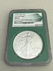 2026 $1  SILVER EAGLE NGC MS69 Early Release FROM US MINT SEALED BOX  GREEN CORE