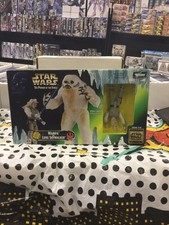 Star Wars The Power Of The Force Wampa and Luke Skywalker NIB
