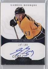 2011-12 Panini Dominion Rookies 147/199 Gabriel Bourque #124 Rookie Auto RC 2a8