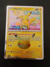 Carte Pokémon Pikachu 028/128 ITA Holo 02/30 Celebrations 30 anniversario 