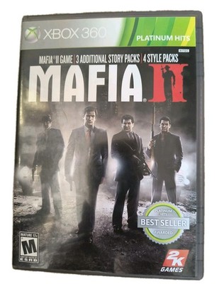 Mafia II Complete Edition Microsoft Xbox 360, 2010 Action Video Game 2K Games