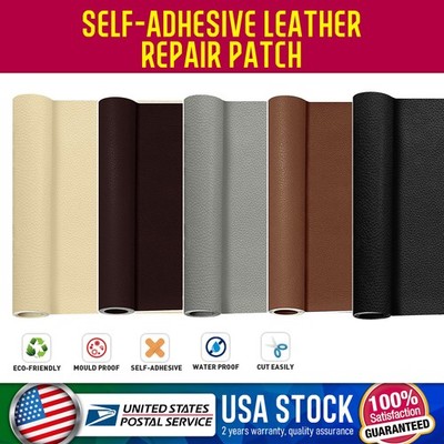 Leather Repair Tape Patch for Car Seats Couch Furniture Sofa DIY /Self-Adhesive