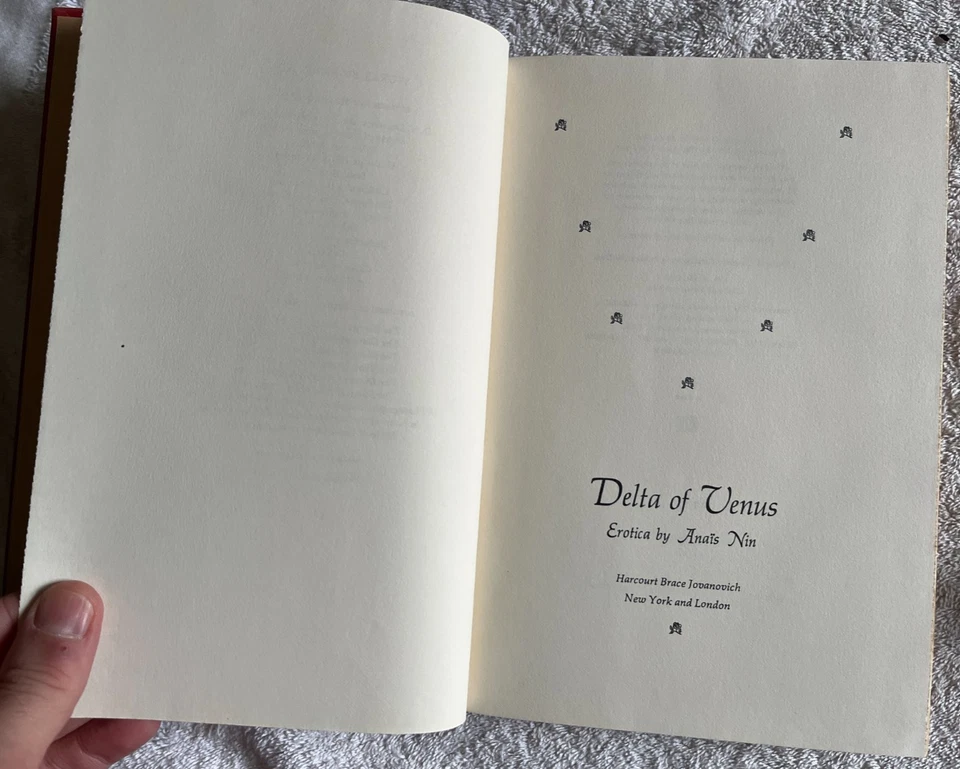 Delta of Venus book erotica by Anais Nin HC/DJ 1977 vintage w/jacket old - Image 3 of 4