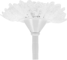 Foam Bride Flower Bouquet Holder: Wedding Bridal Floral Handle with Lace Bouquet