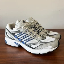 Adidas AdiPRENE Running Shoes White Blue Silver Men’s Size 12 Vintage 2007