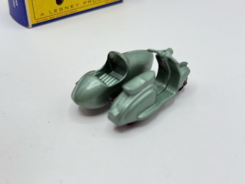 Matchbox Lesney 36b Lambretta Scooter & Sidecar with D Type Box Vnmint - Bild 5 von 11