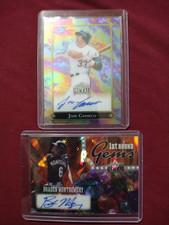 2025 Leaf Metal Autographed Jose Canseco Oil Slick Lgr Be 35 Auto Oakland As