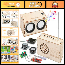 STEM Building Kit for Kids 8-14 - DIY Bluetooth Speaker FM Radio Science Toys