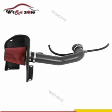 Cold Air Intake System w/ Red Filter Shield For Chevy GMC 1500 5.3L 6.2L 2014-18