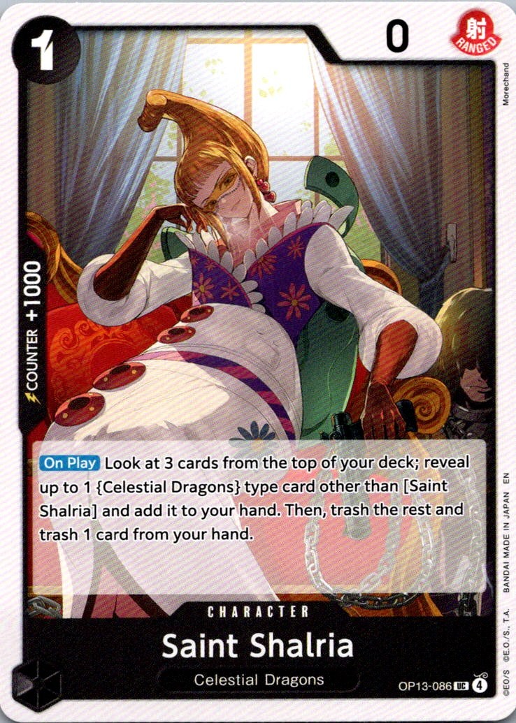 Saint Shalria UC Carrying On His Will OP13-086 NM
