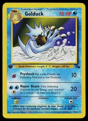 Golduck 35/62 Fossil 1st Edition